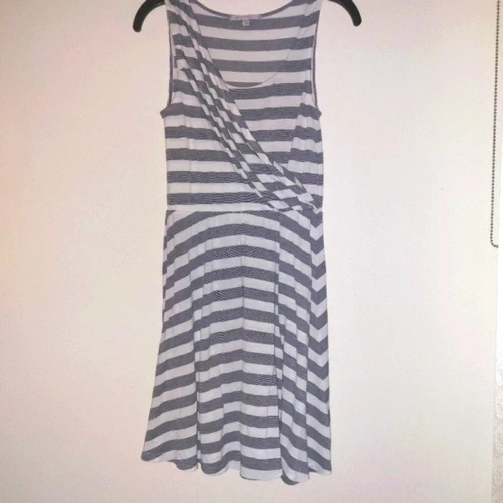 Gap Asymmetrical Sundress White/Dark Gray Size XS - Picture 4 of 10